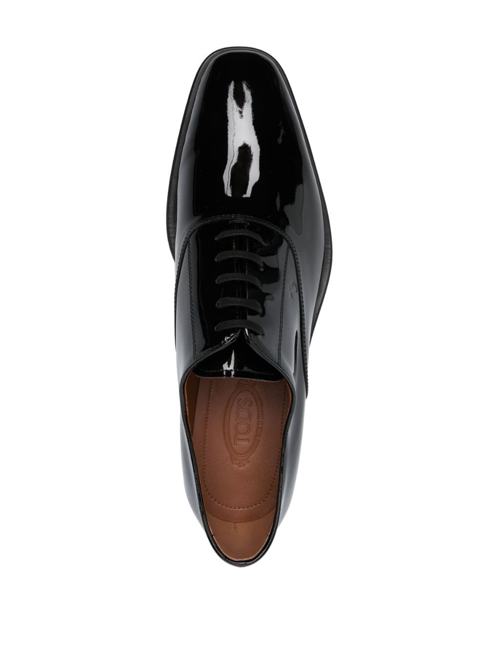 patent-leather oxford shoes - 4
