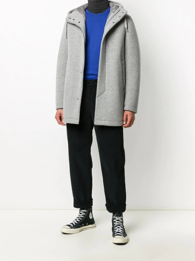 Herno hooded coat outlook