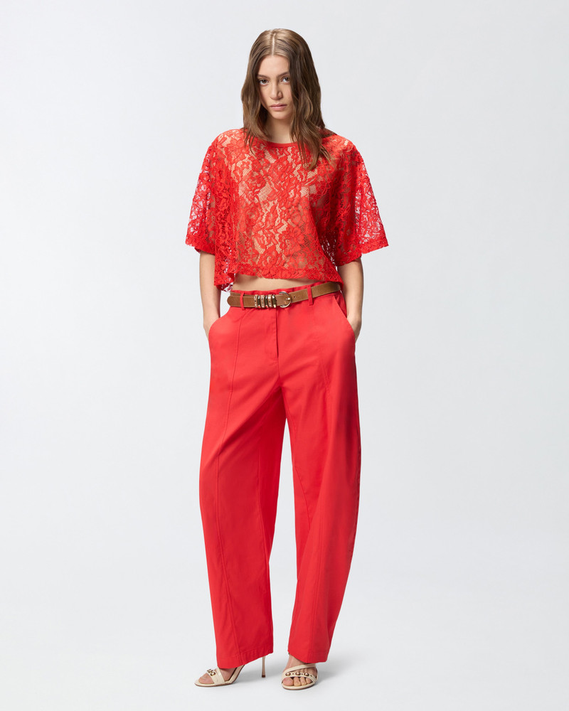 CROPPED LACE T-SHIRT 4