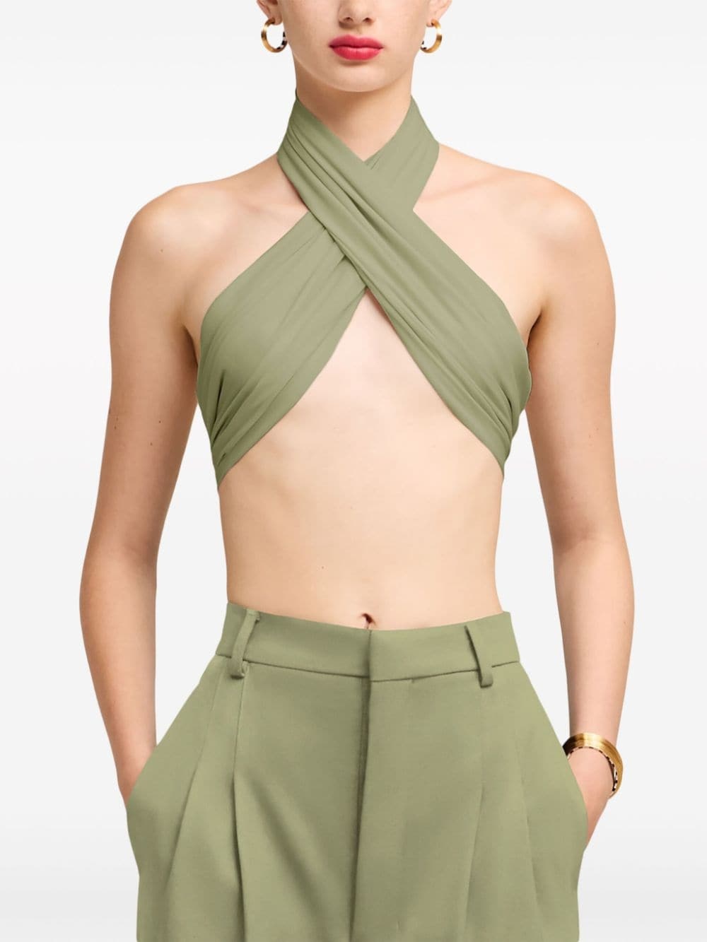 silk wrap top - 5