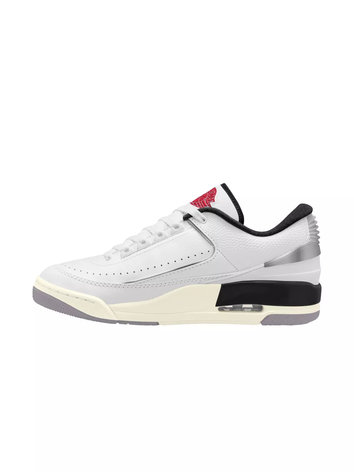 2/3 "White/Fire Red/Cement Grey/Sail" Men's Shoe - 2
