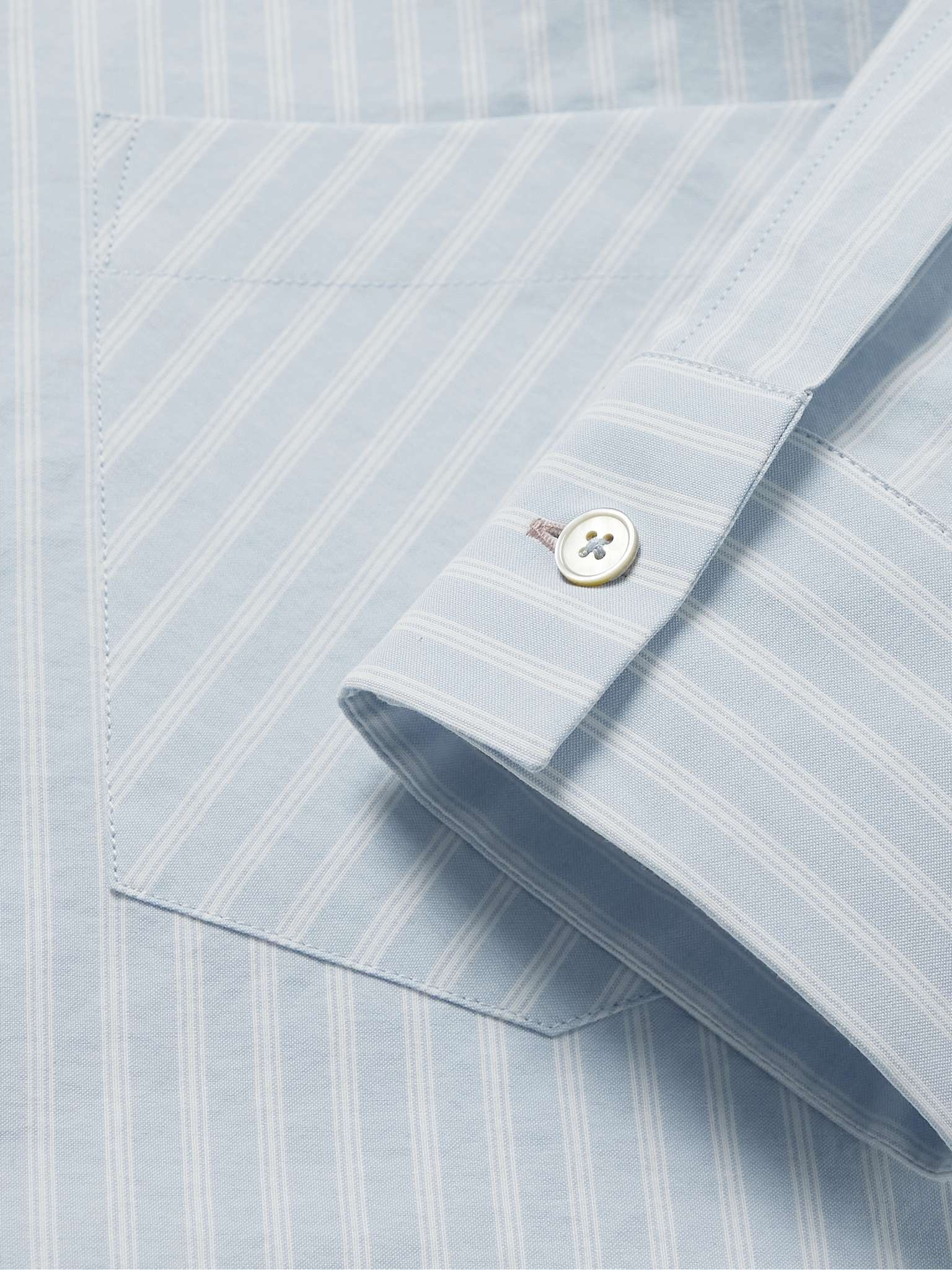 Striped Cotton-Poplin Shirt - 3