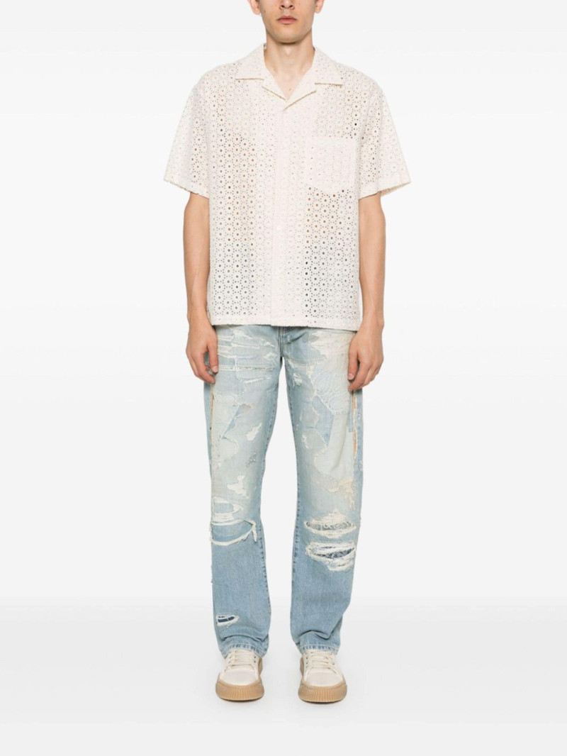 AMIRI Repaired straight-leg jeans outlook