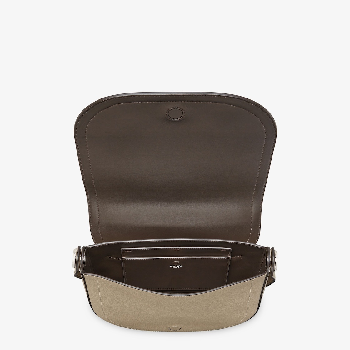 Fendi Roma Leather Chiodo Messenger - 4