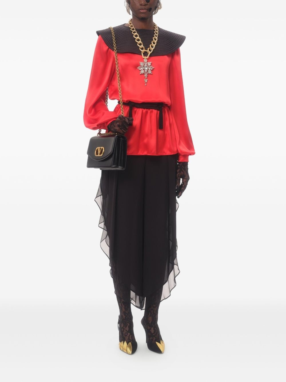satin blouse - 2