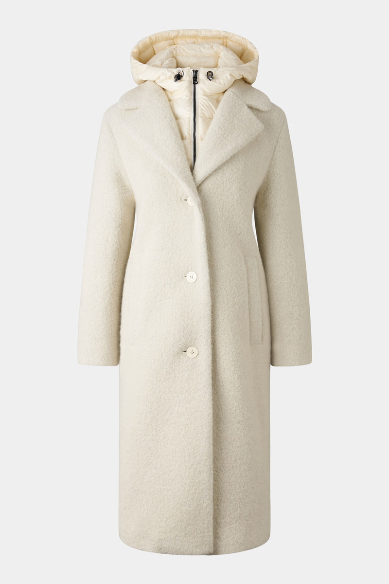 Deniz wool coat in Off-white 1