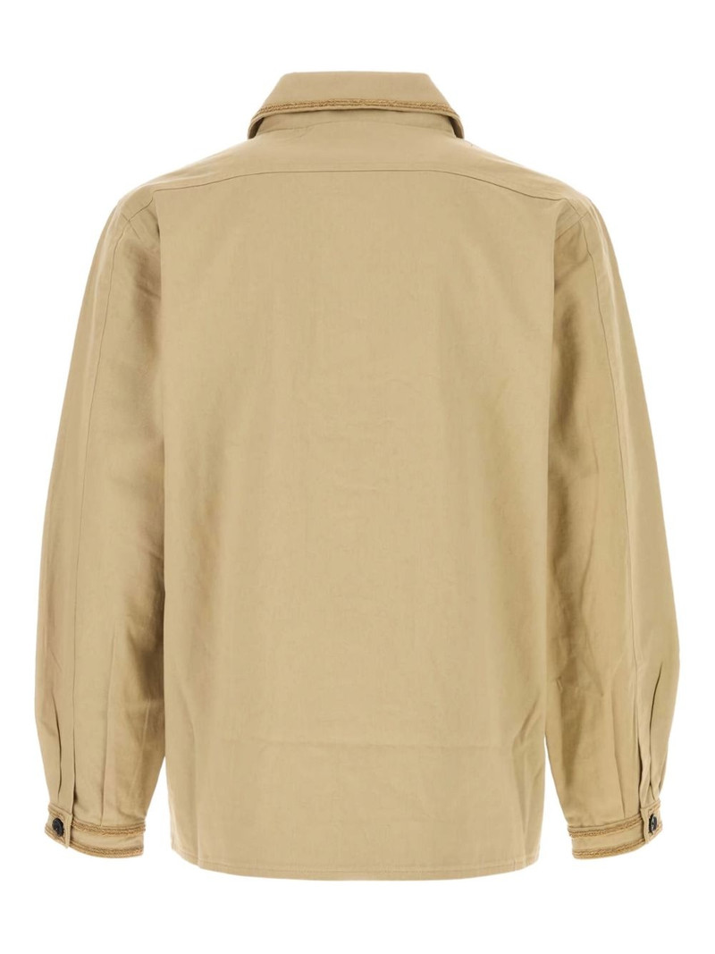 BODE embroidered-emblem shirt jacket outlook