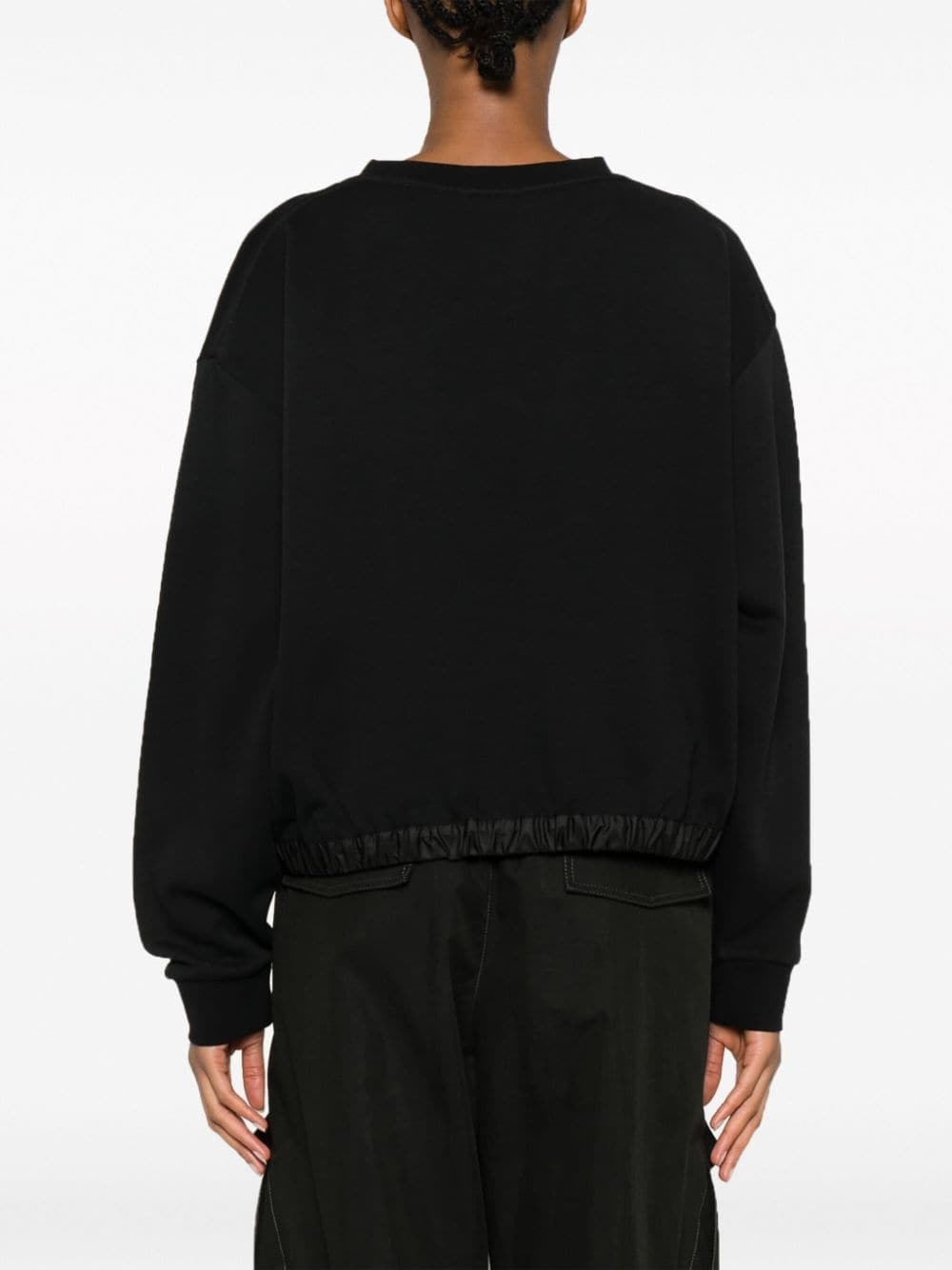 logo-print crew-neck sweatshirt - 4