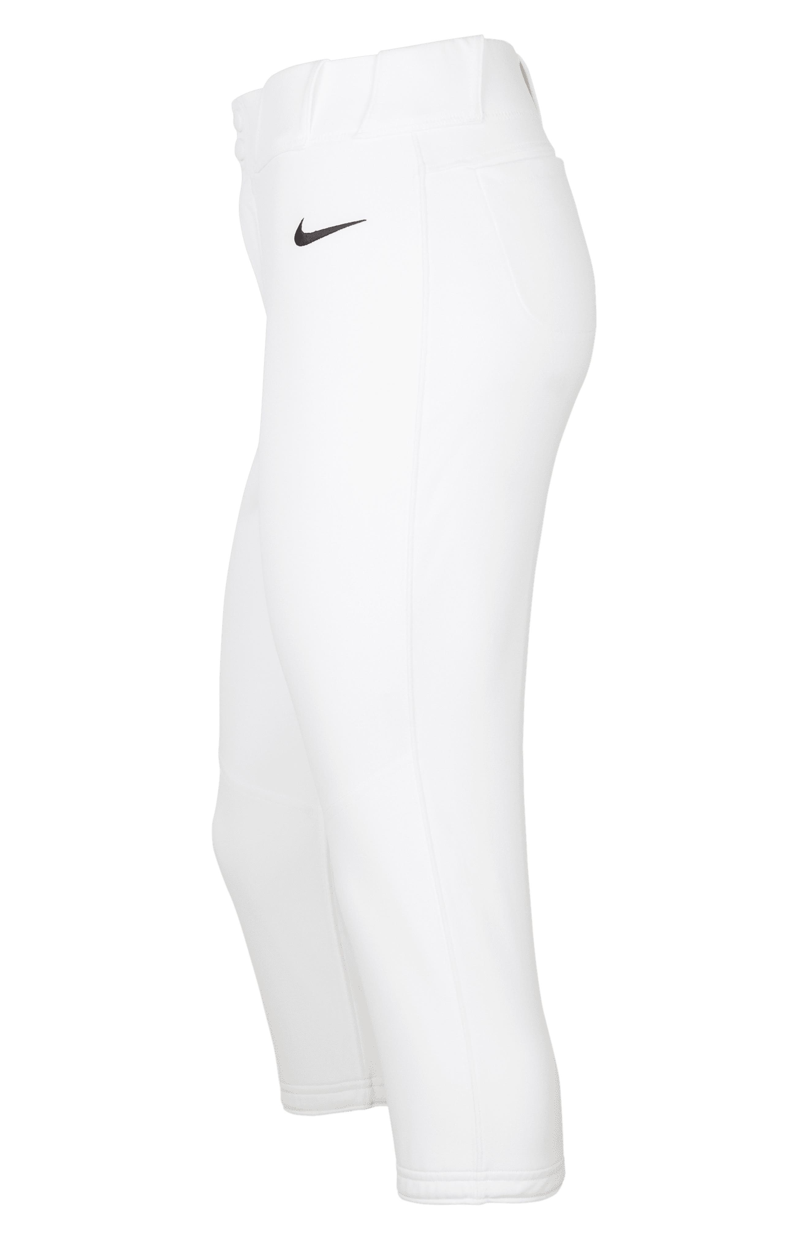 Nike Vapor Select 5 Softball Pants in White/Black at Nordstrom - 3