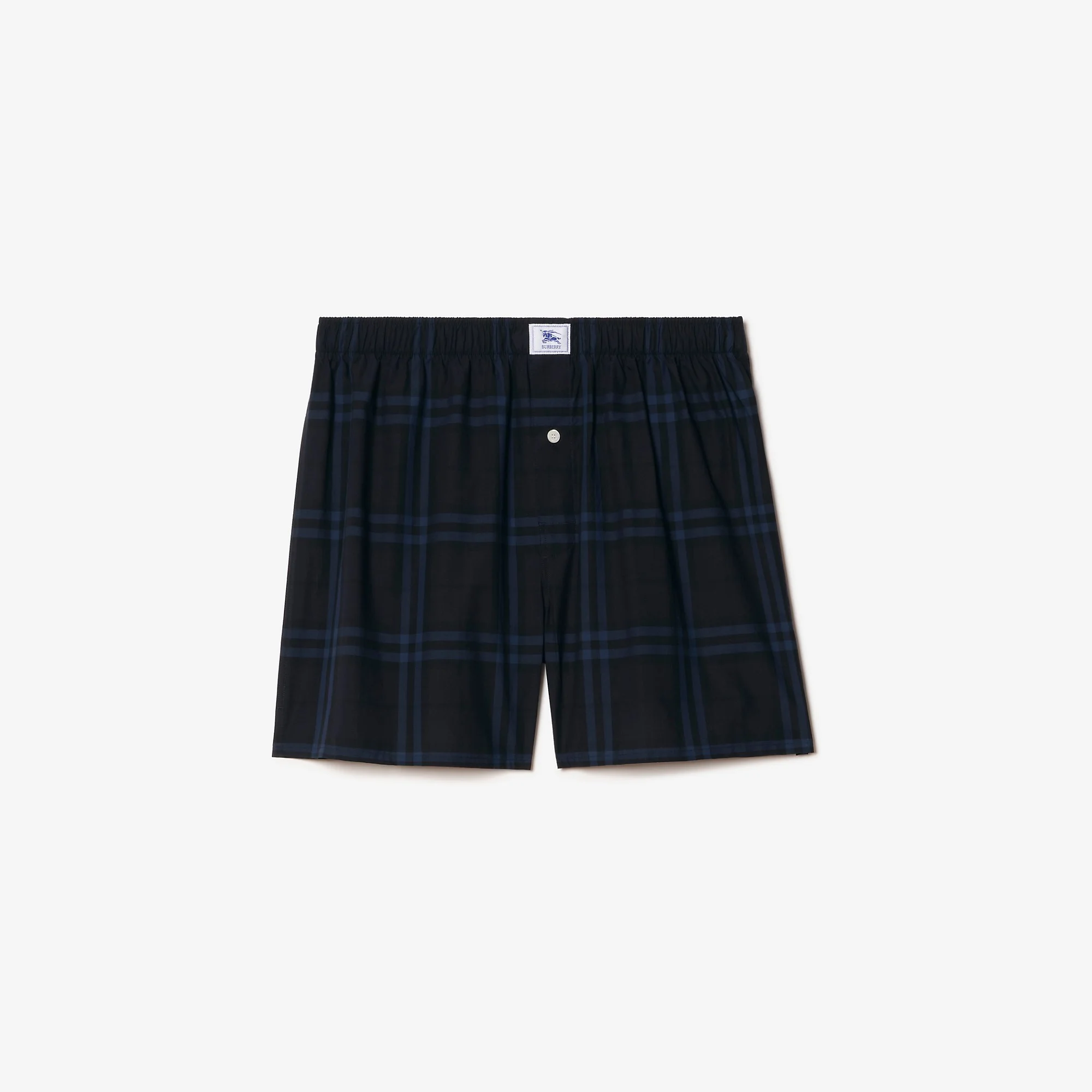 Check Cotton Boxer Shorts - 1