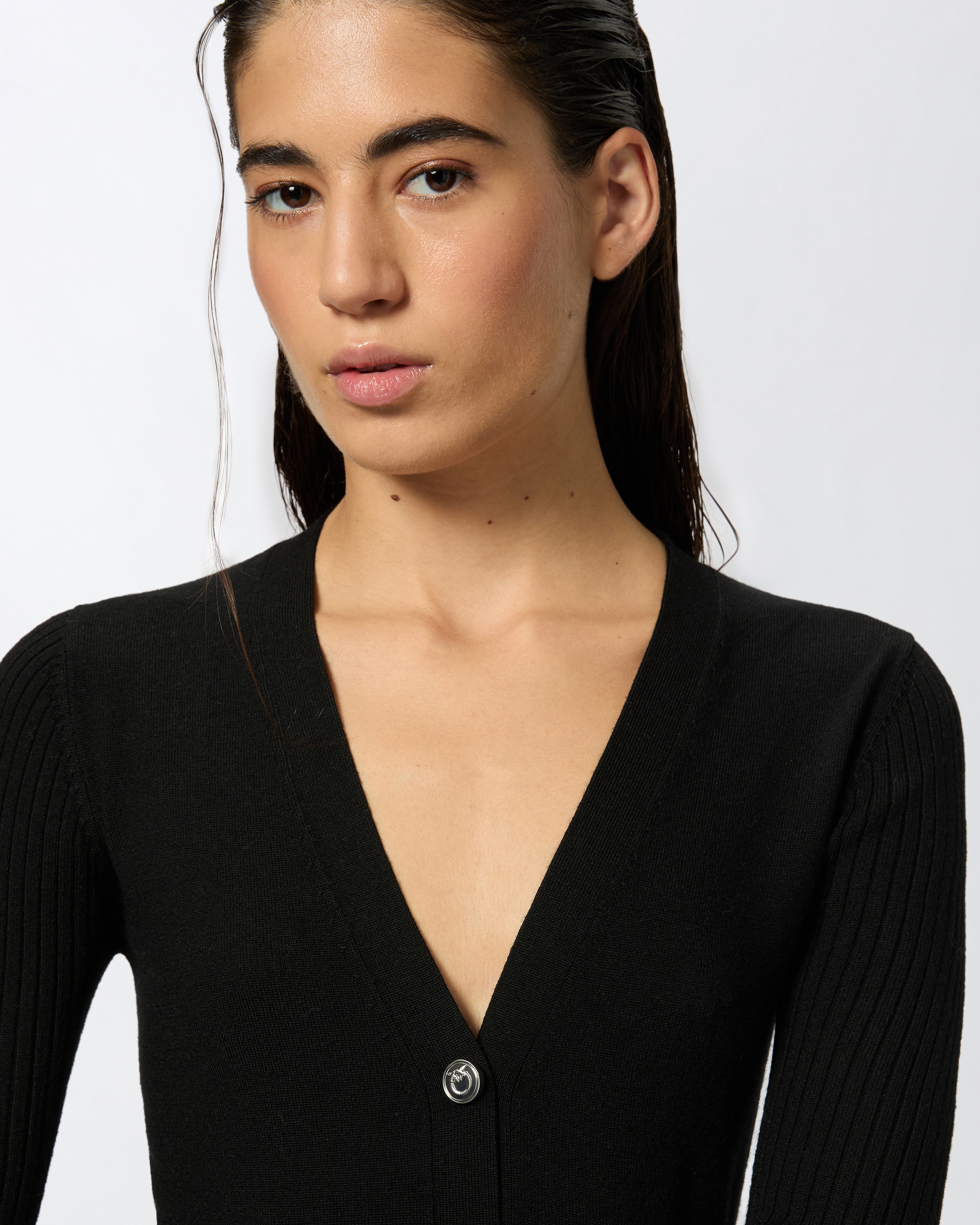 RIBBED WOOL MINI DRESS - 5