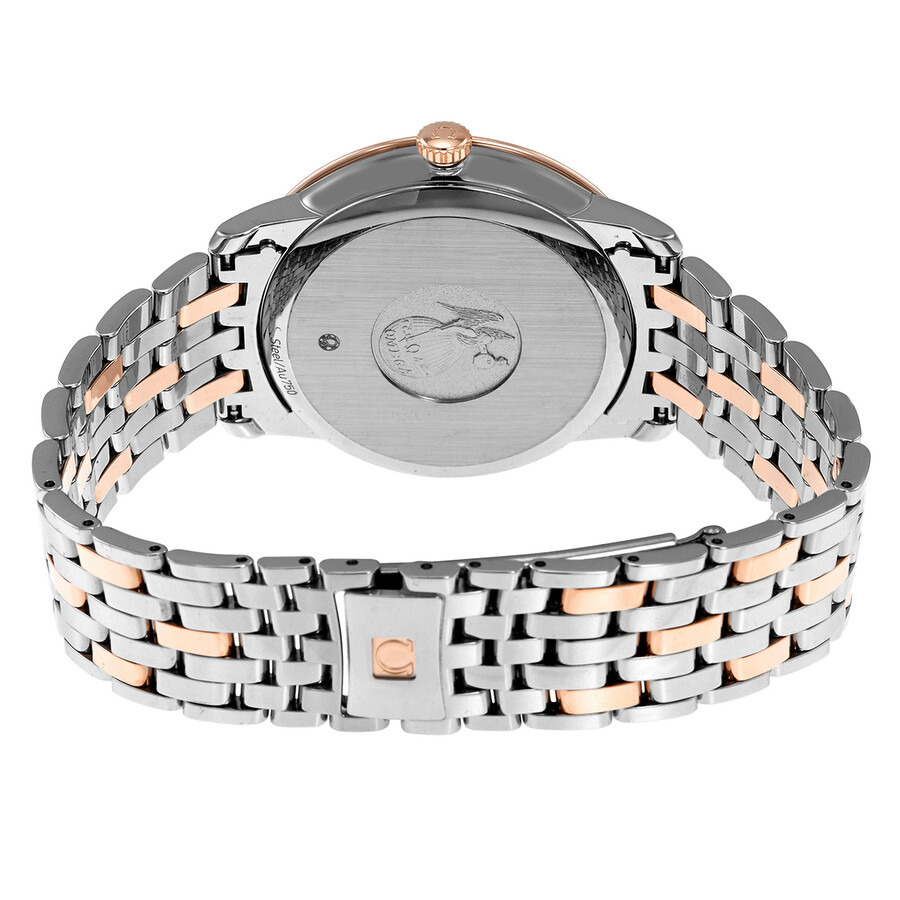 Omega De Ville Prestige Automatic Steel and 18kt Rose Gold Men's Watch 424.20.40.20.02.002 - 3