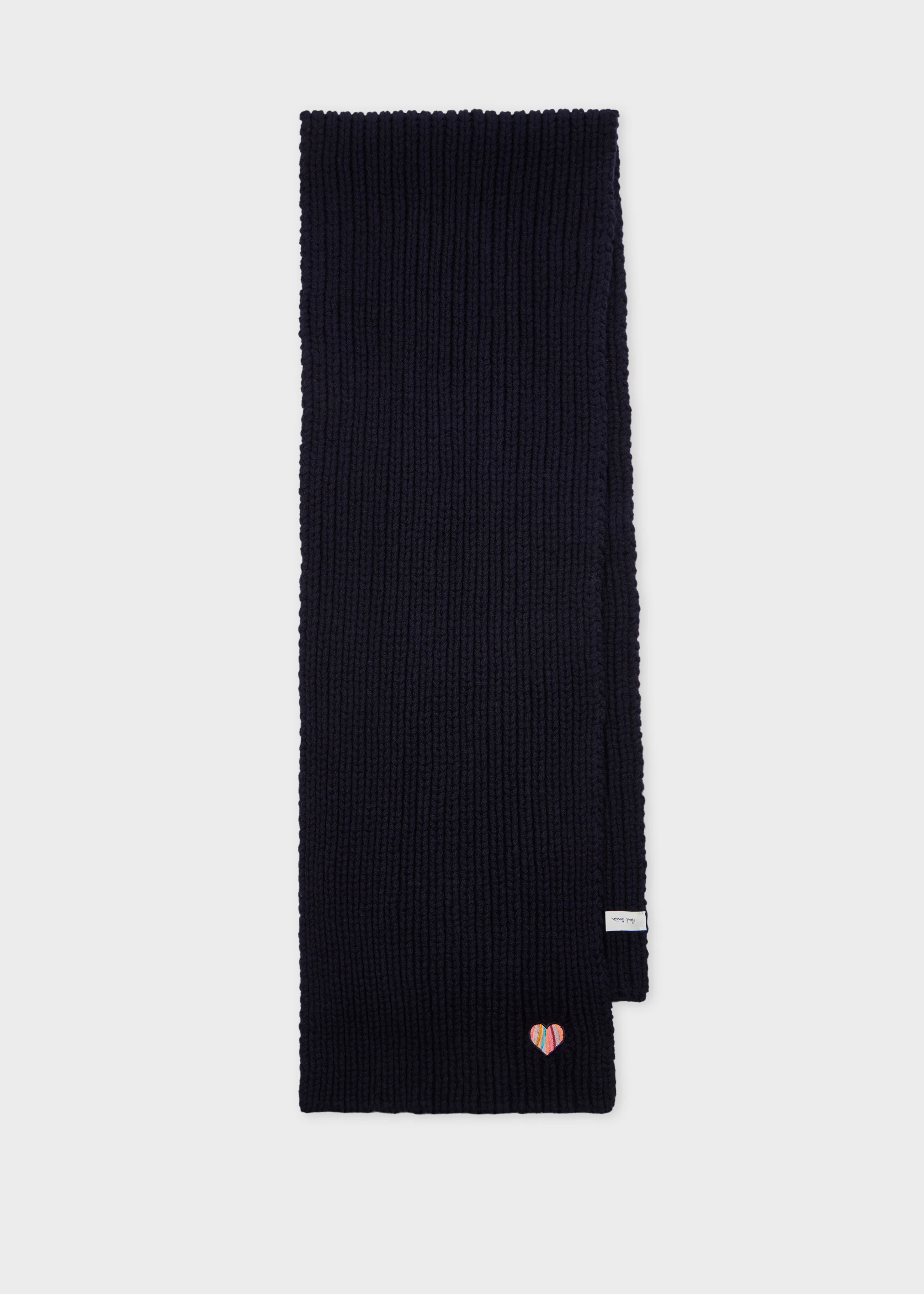 Women's Lambswool 'Swirl' Heart Scarf - 1