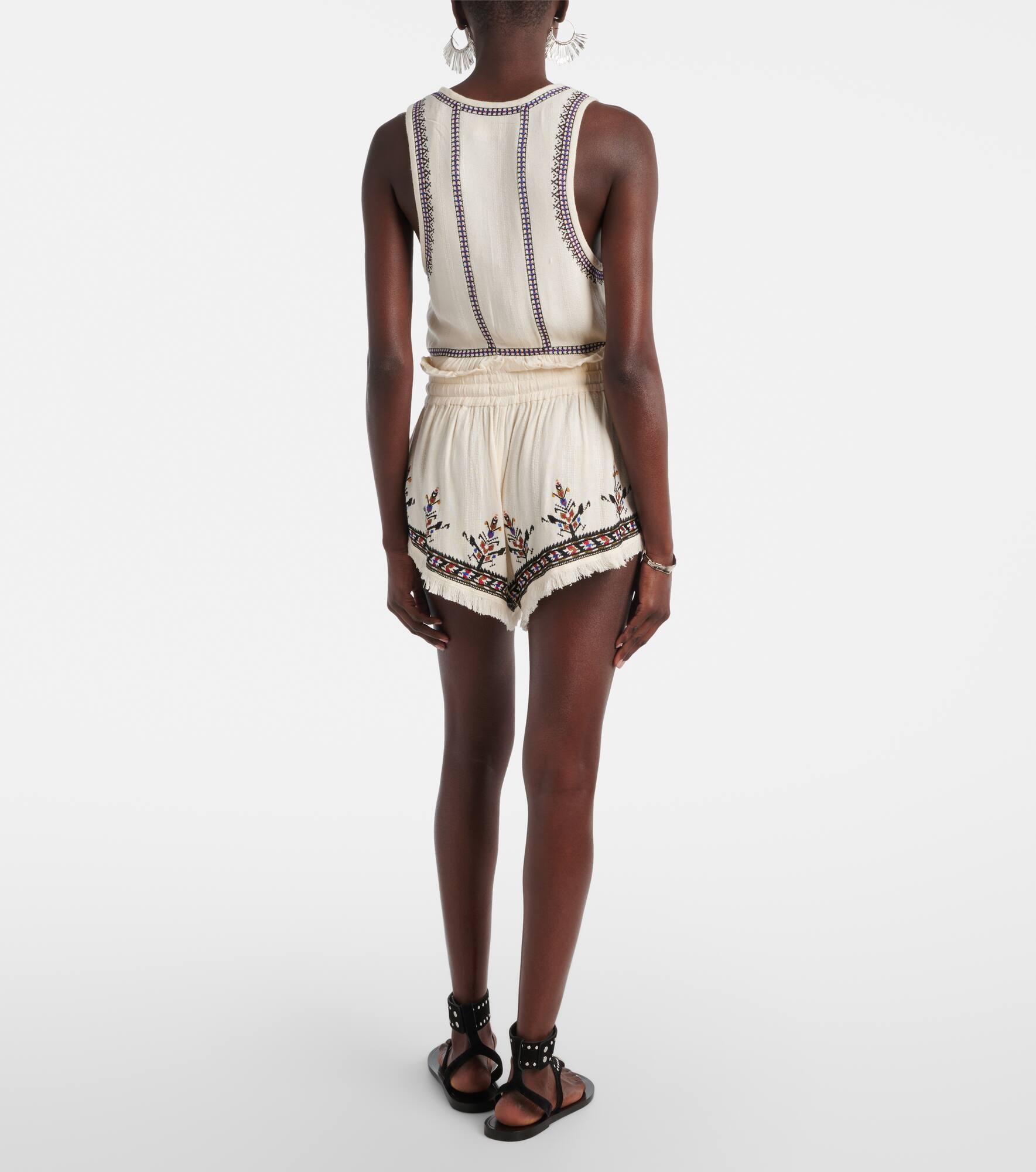 Kriss embroidered shorts - 3