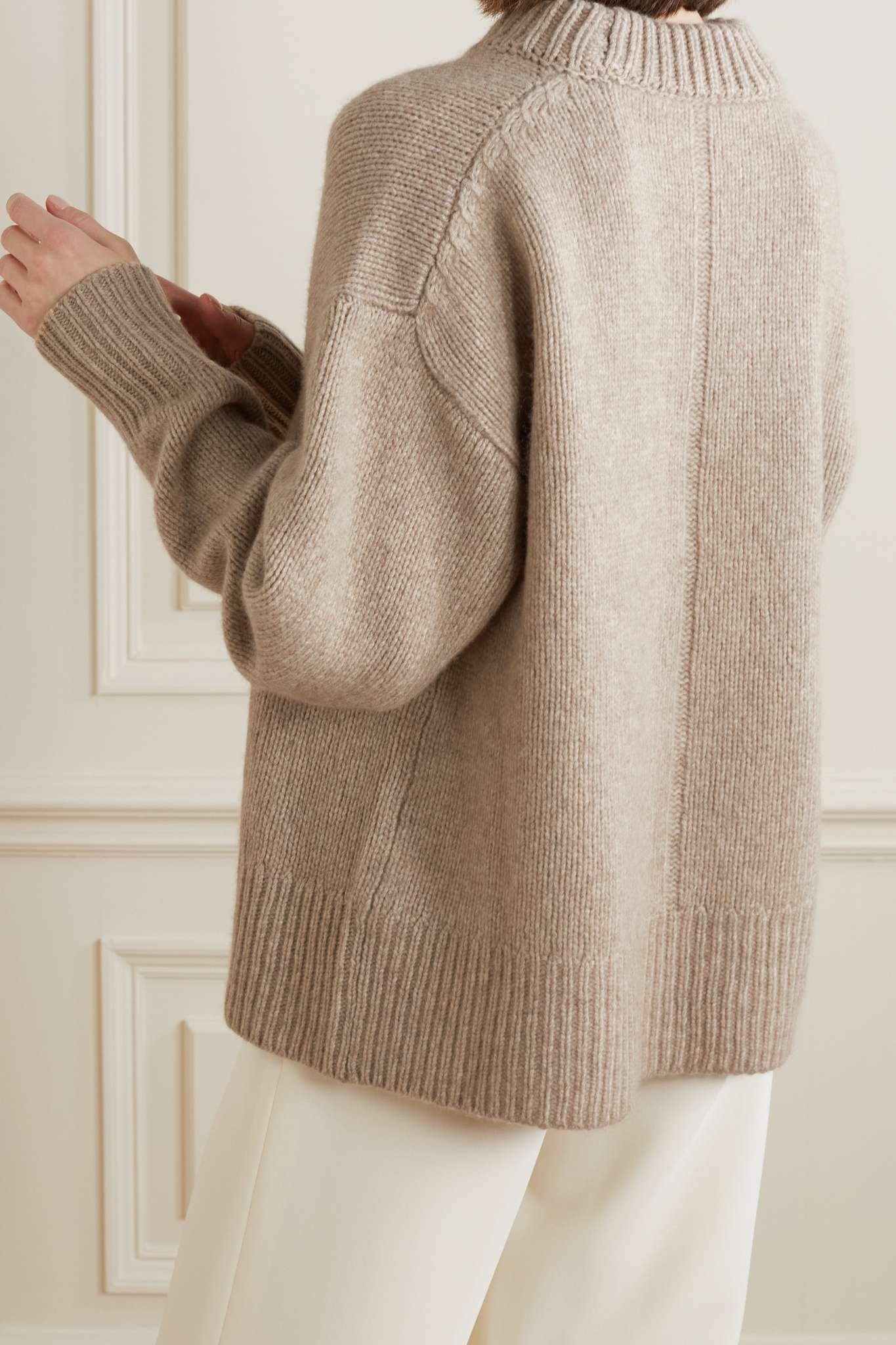 Galerie oversized cashmere sweater - 4