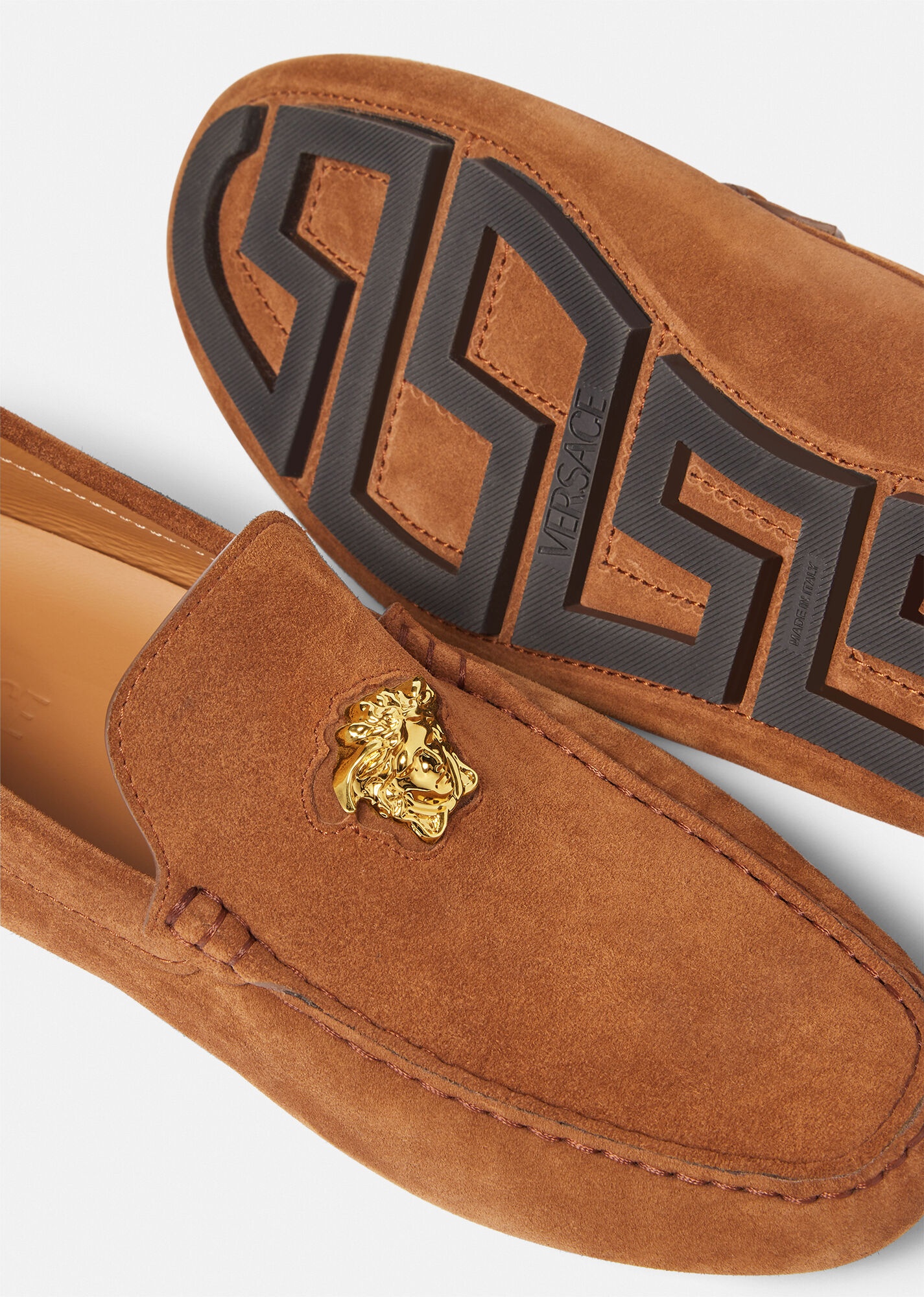 La Medusa Suede Driver Shoes - 4