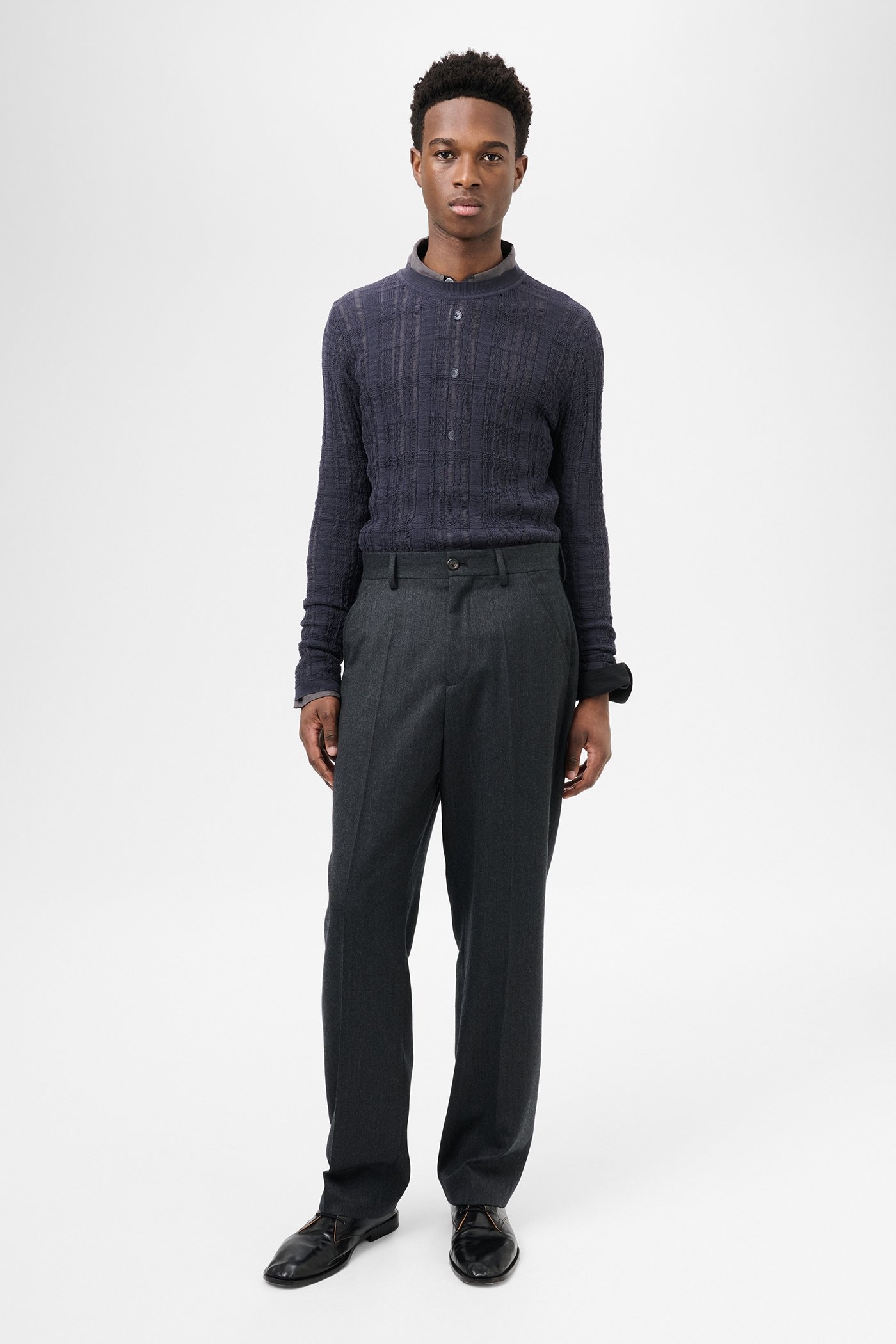 Chino 22 Premium Charcoal Office Wool - 2