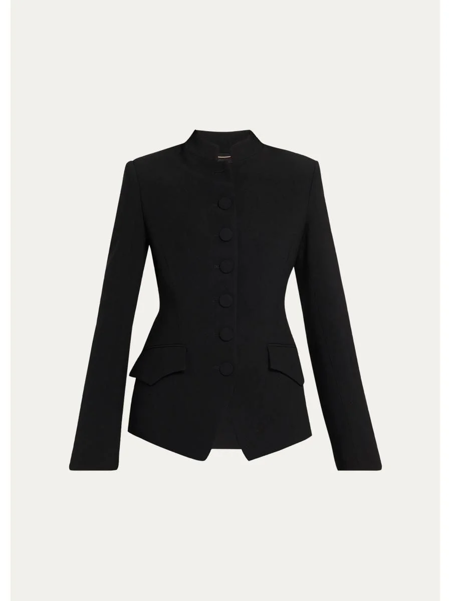 Alec Slim Crepe Jacket - 1