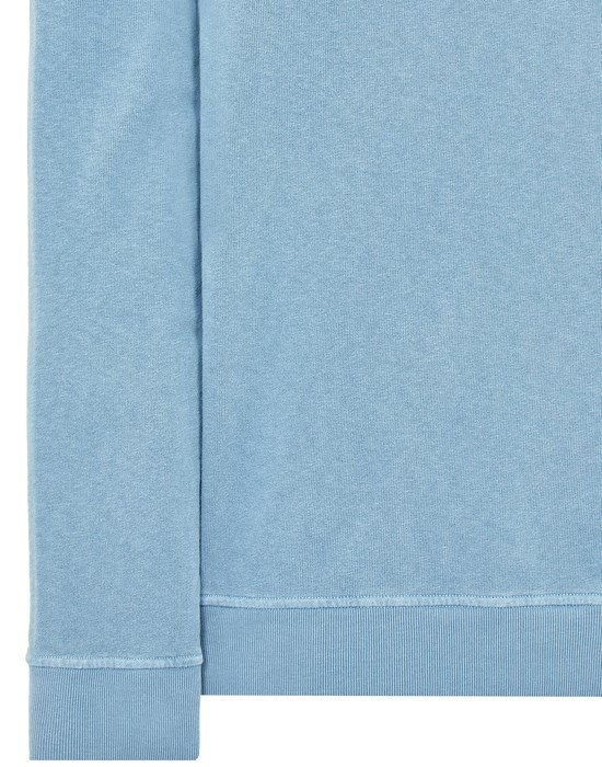 62160 MALFILE' FLEECE_ GARMENT DYED 'OLD' EFFECT PASTEL BLUE - 4