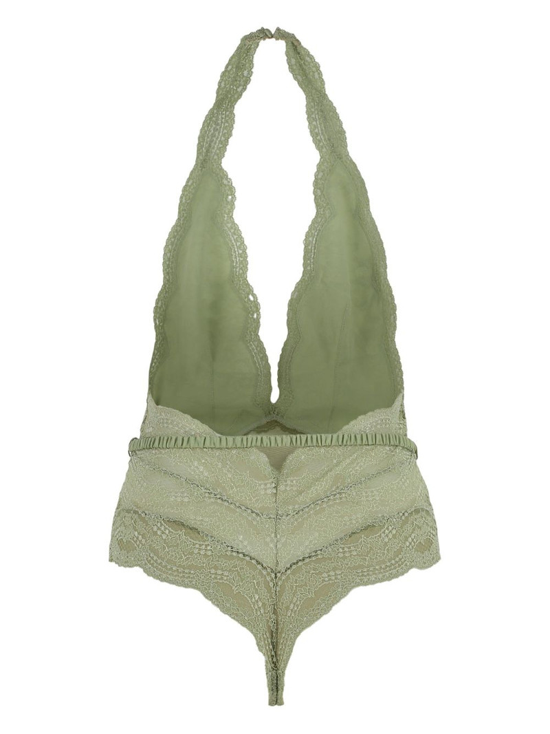 GUCCI floral lace bodysuit outlook