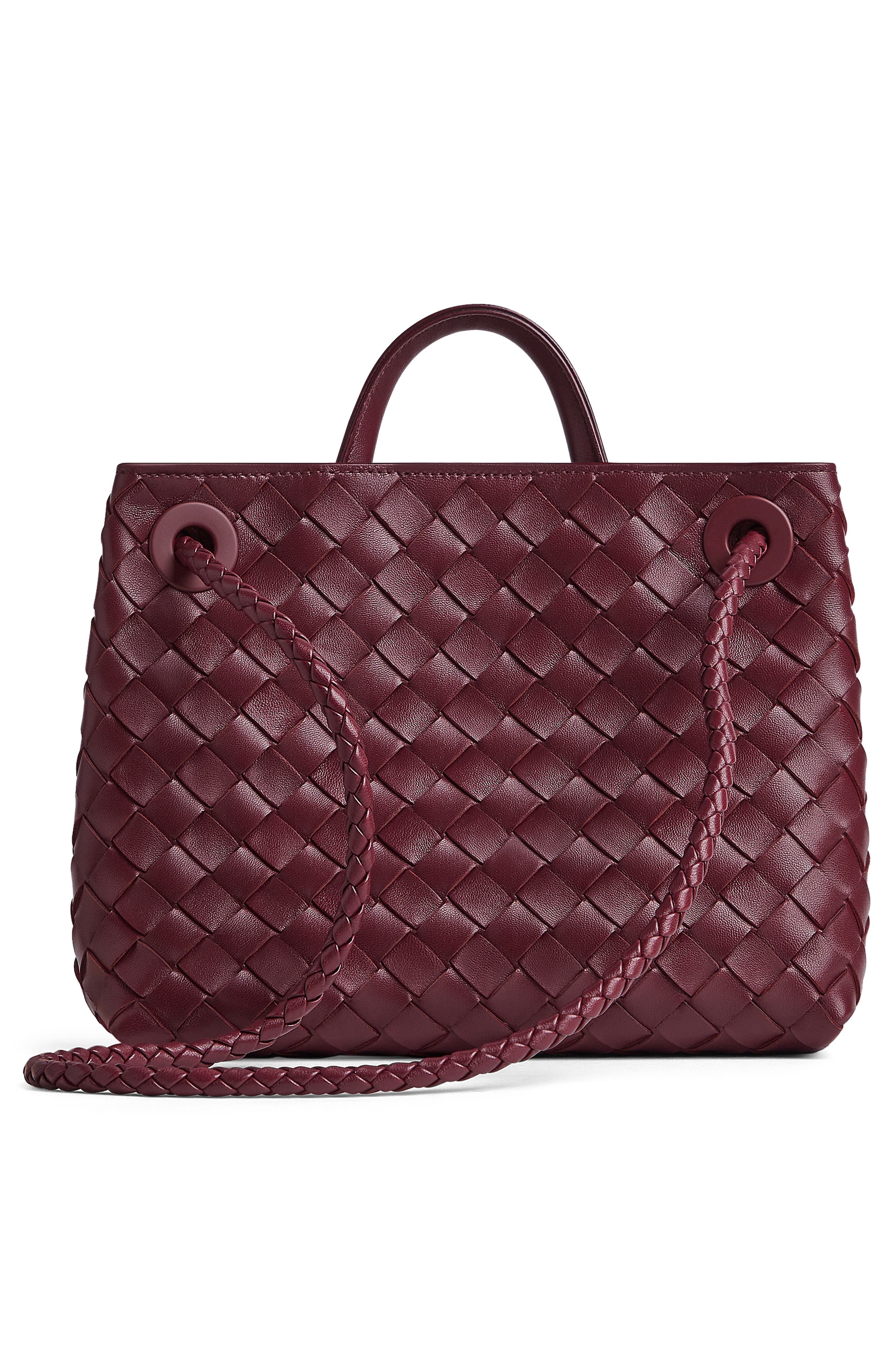 Bottega Veneta Small Andiamo Intrecciato Shoulder Bag in 2273 Baro-M Brass-Baro at Nordstrom - 4