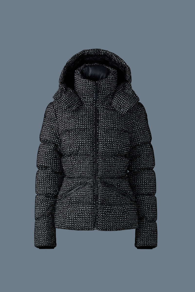 MACKAGE MADALYN-FLP Flocked medium down jacket outlook