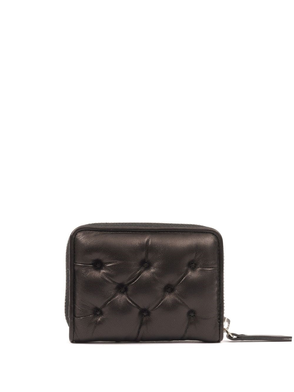 Padded leather coin purse - 4