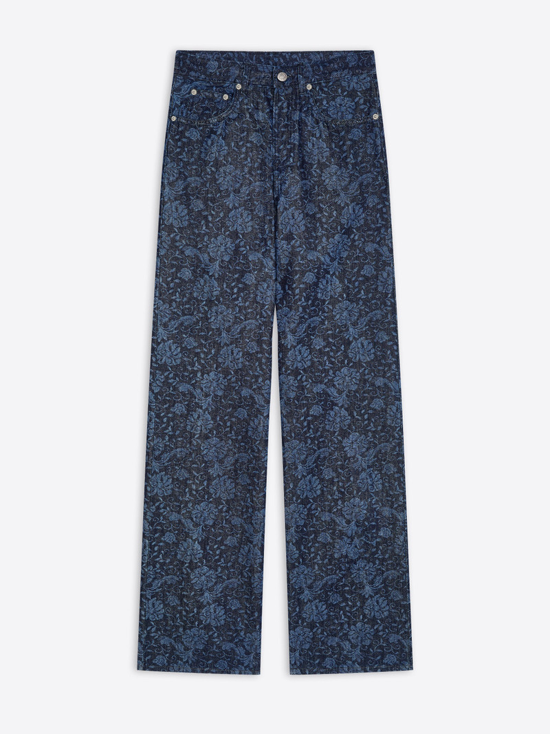 PRINTED DENIM PANTS 1