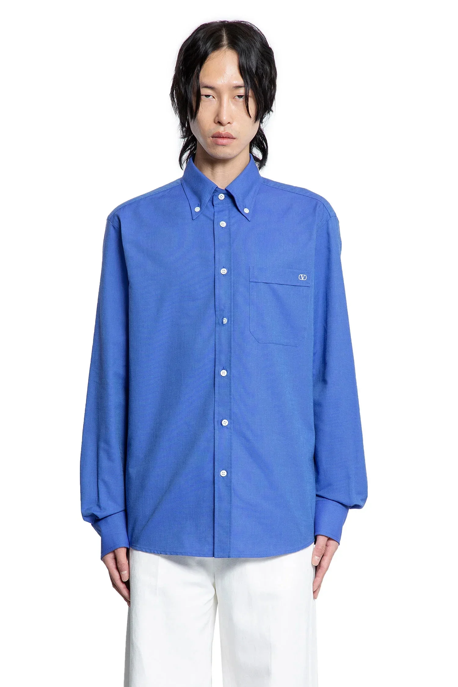 Vlogo-Button-Down-Pocket-Shirt - 1