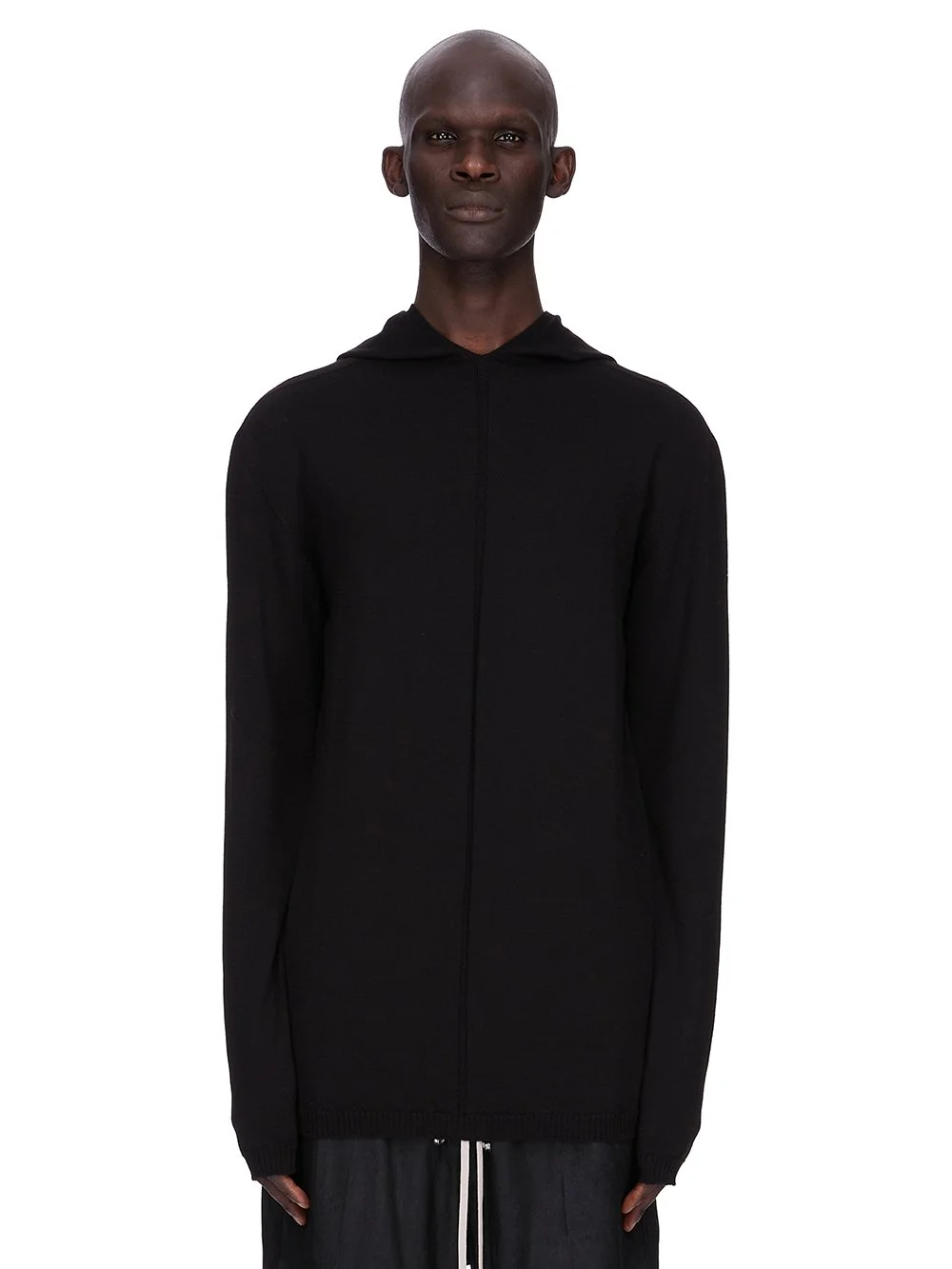 Oversized LS Hoodie in Black - 1
