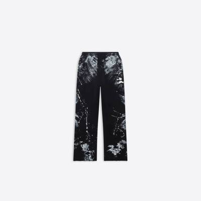 BALENCIAGA Painter Sweatpants in Black/white outlook