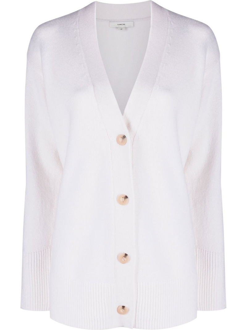 Weekend V-neck ribbed cardigan 1