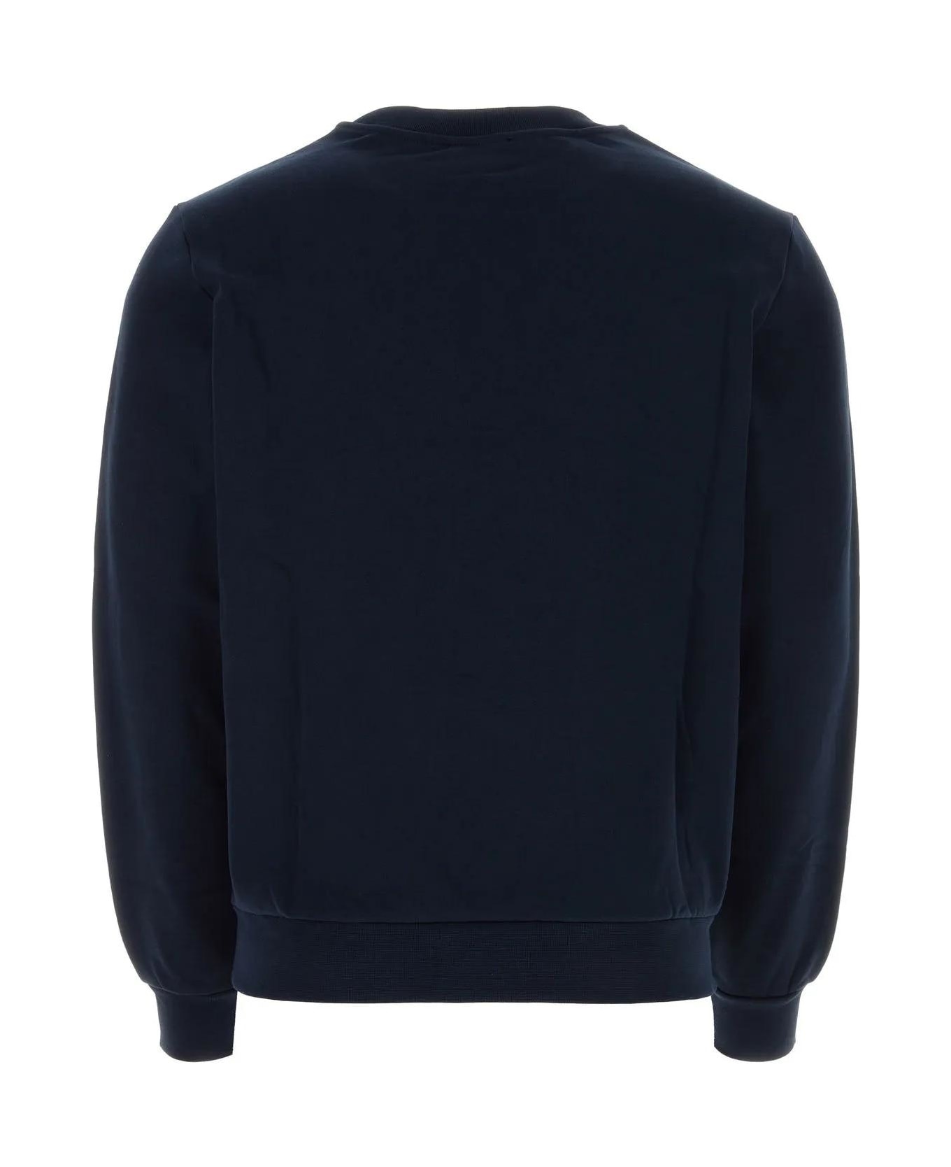 Midnight Blue Cotton Sweatshirt - 2