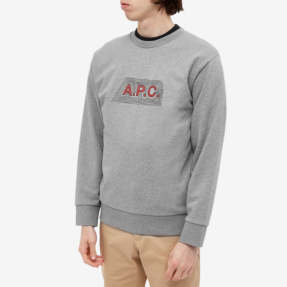 A.P.C. James Logo Crew Sweat - 3