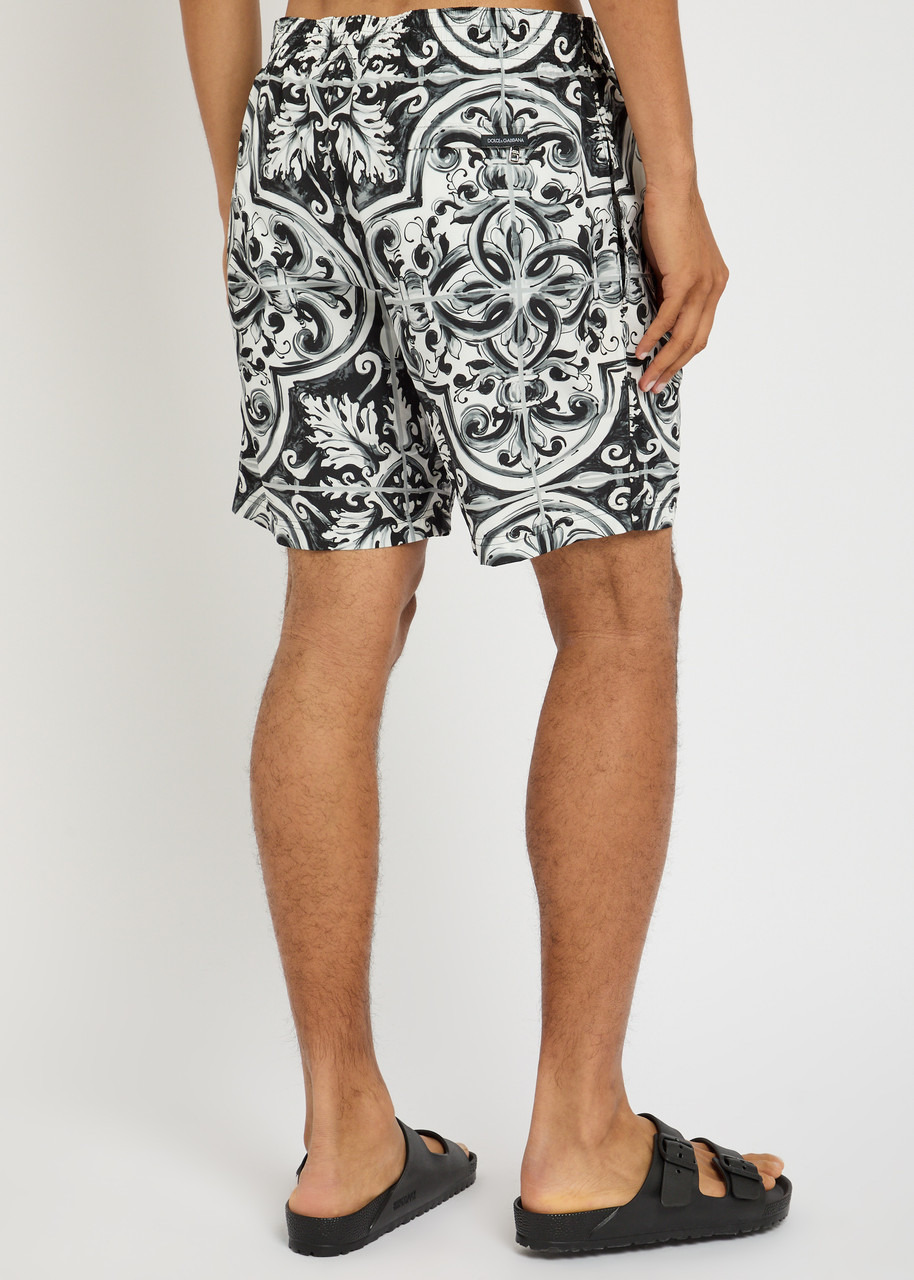 Dolce & Gabbana Printed Shell Swim Shorts - 3