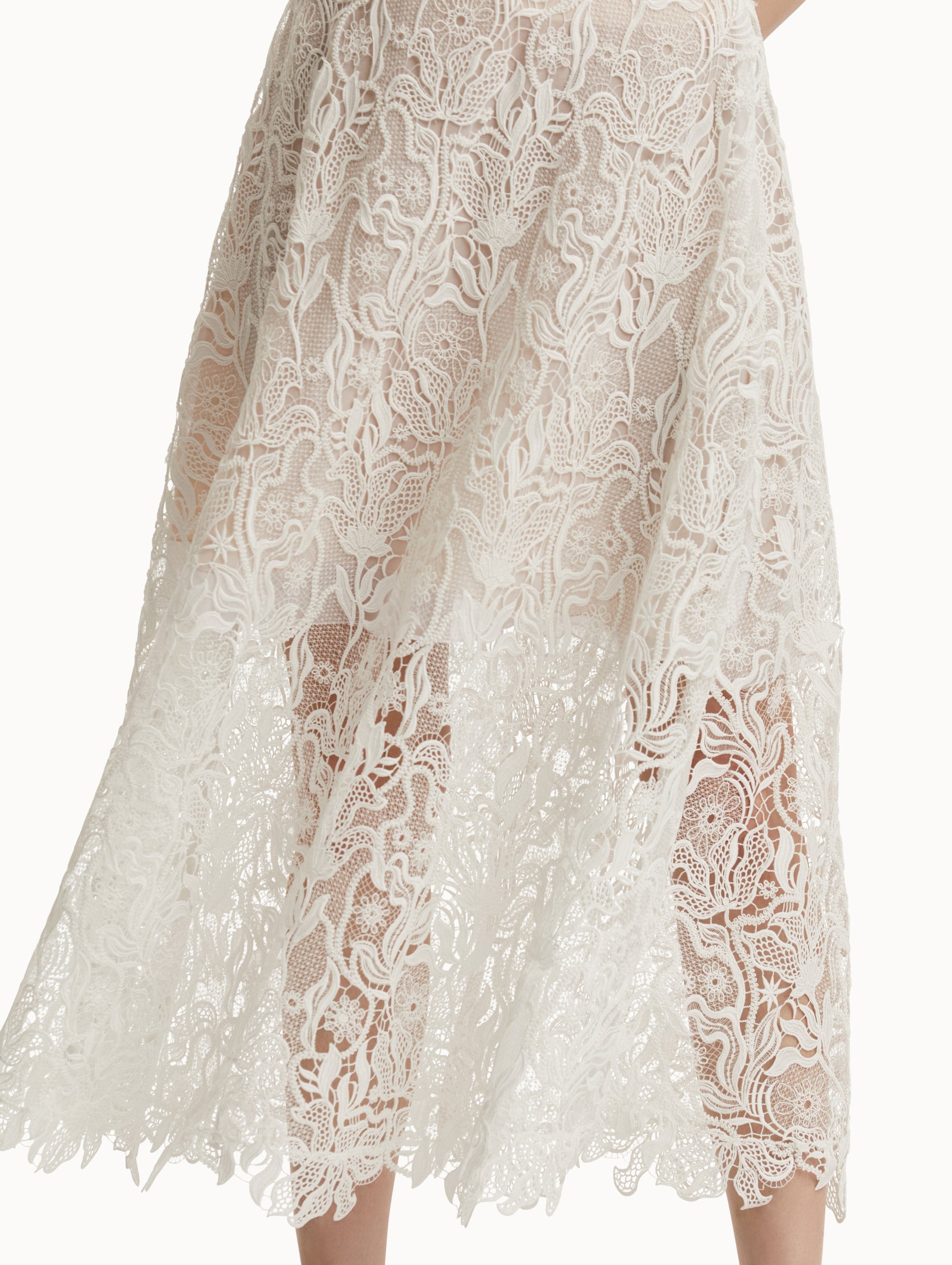 BELLFLOWER GUIPURE SKIRT - 6