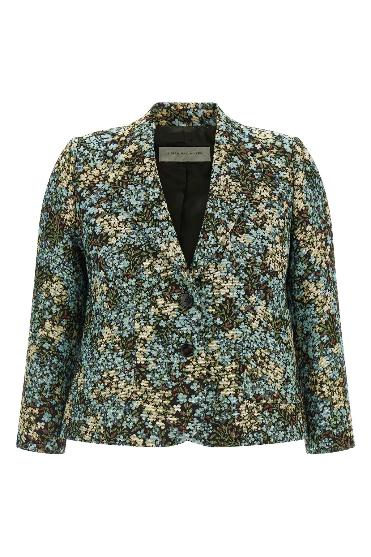 'Bamis' Floral Jacquard Blazer - 1