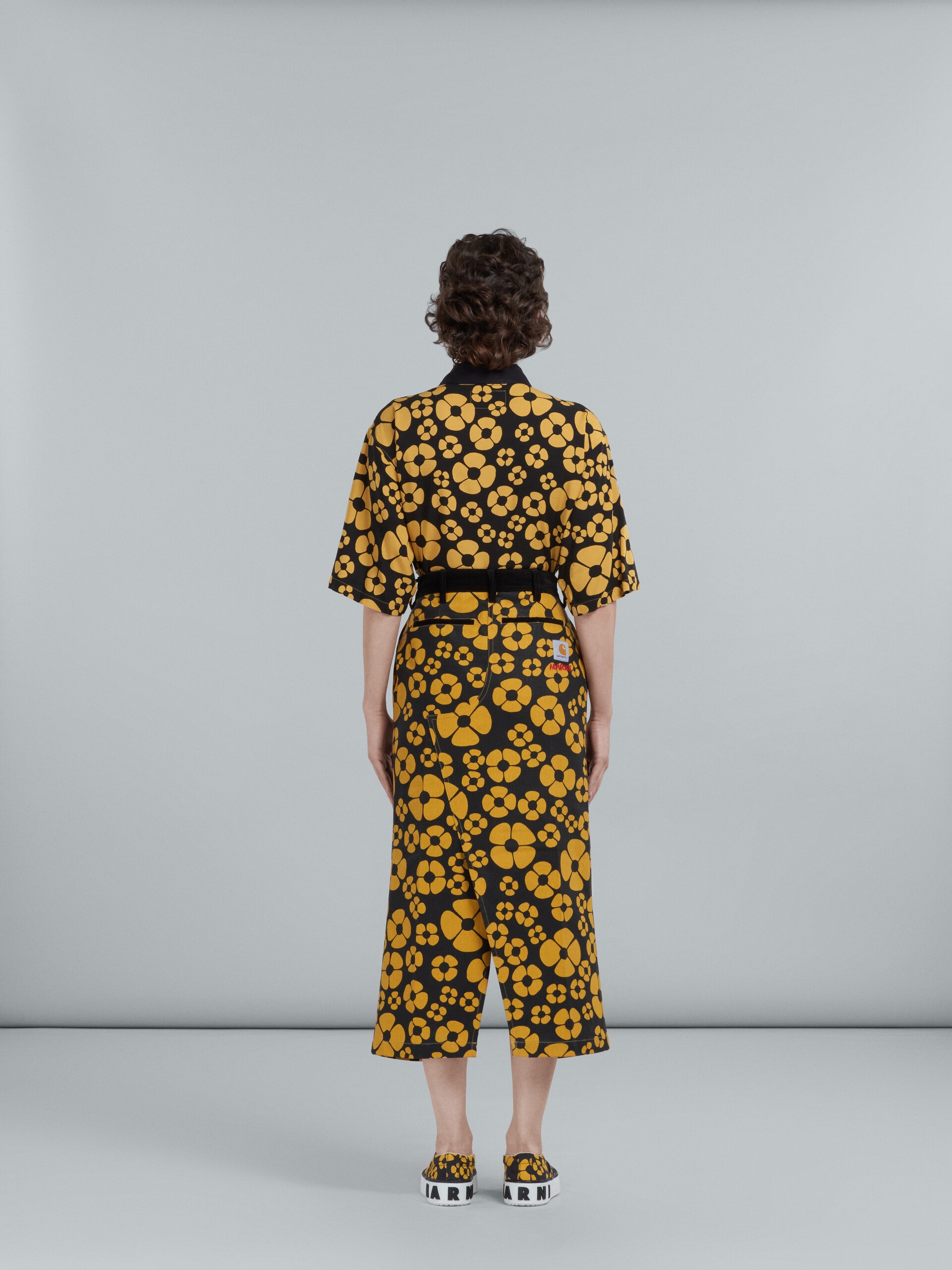 MARNI X CARHARTT WIP - YELLOW MIDI SKIRT - 3