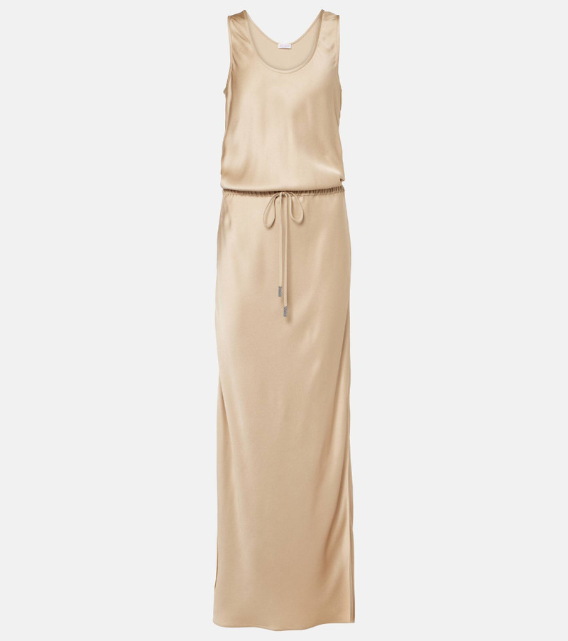 Satin maxi dress - 1