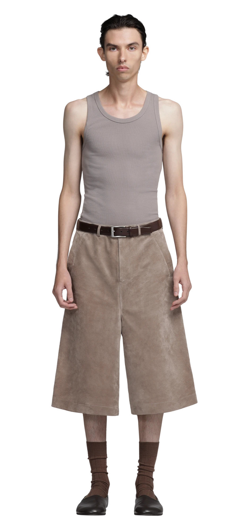 entire studios AREA SHORT STABLE SUEDE outlook