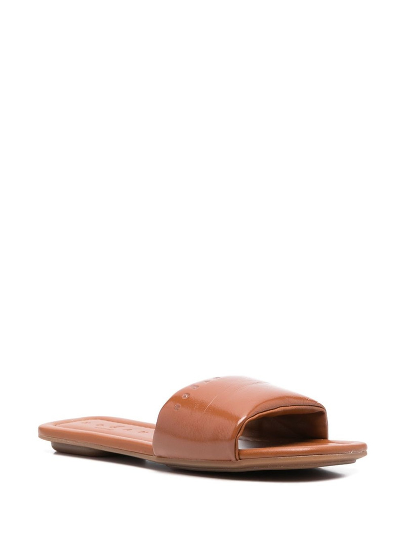 HOGAN leather slides outlook