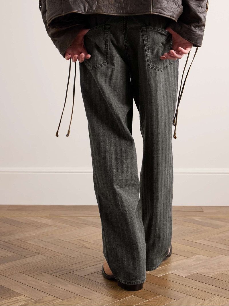 Vast Straight-Leg Striped Jeans 4