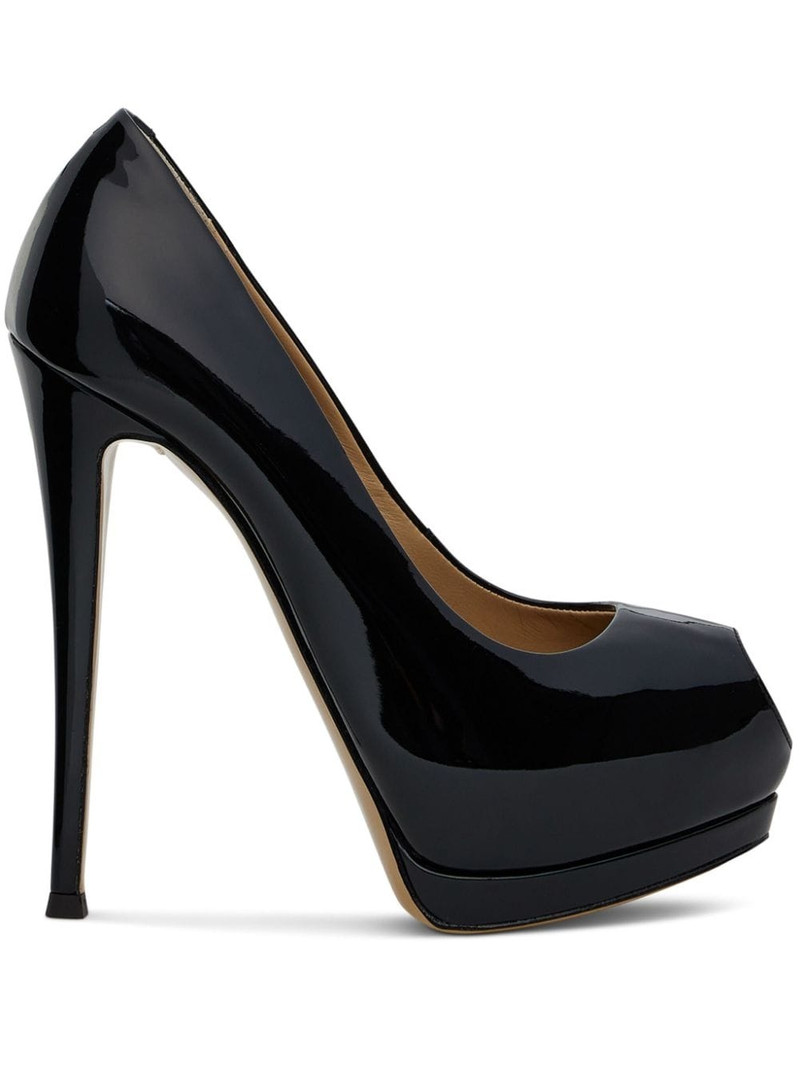 Sharon 130mm leather pumps 1