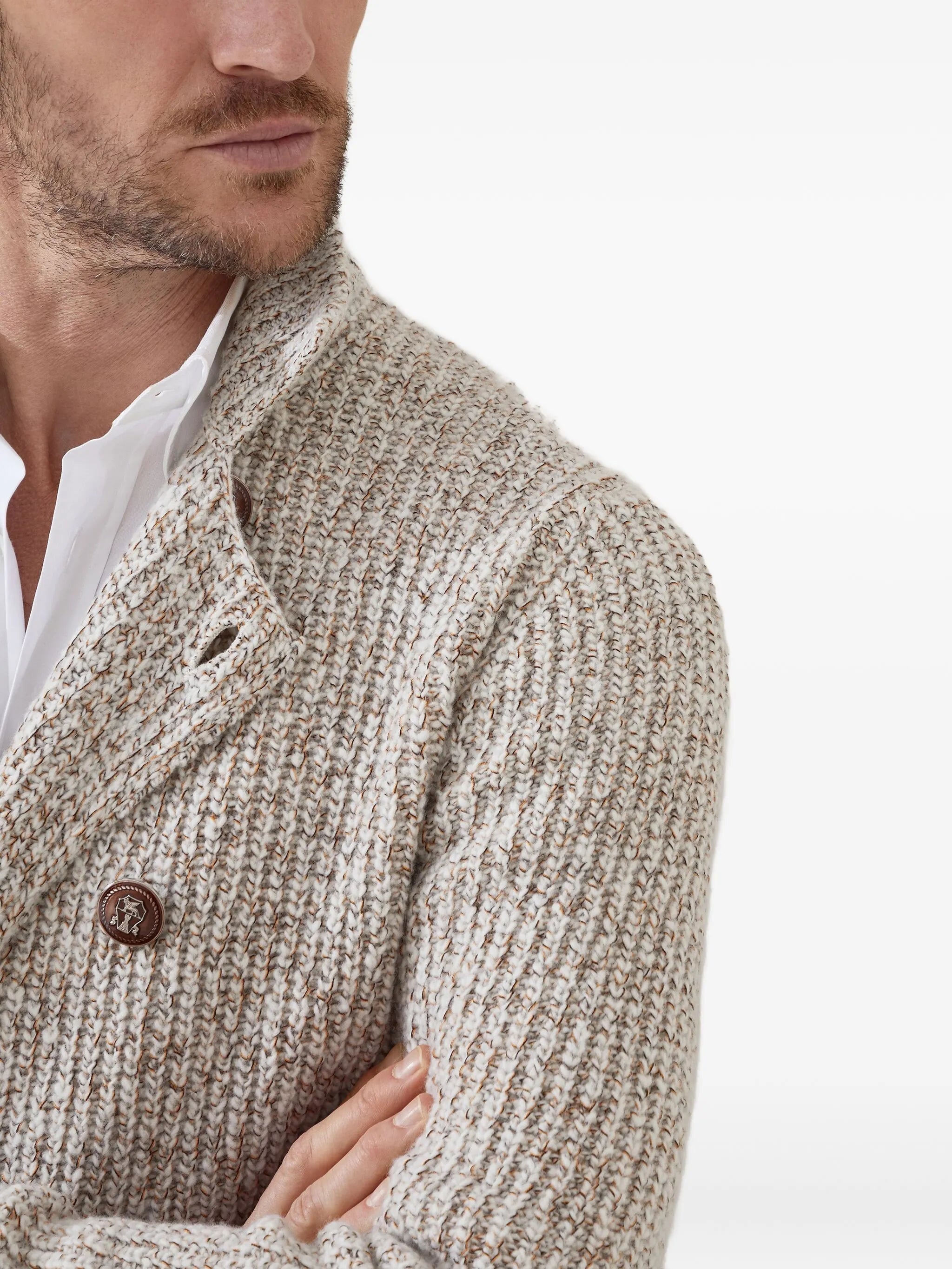 Brunello Cucinelli Double-breasted Cardigan - 3