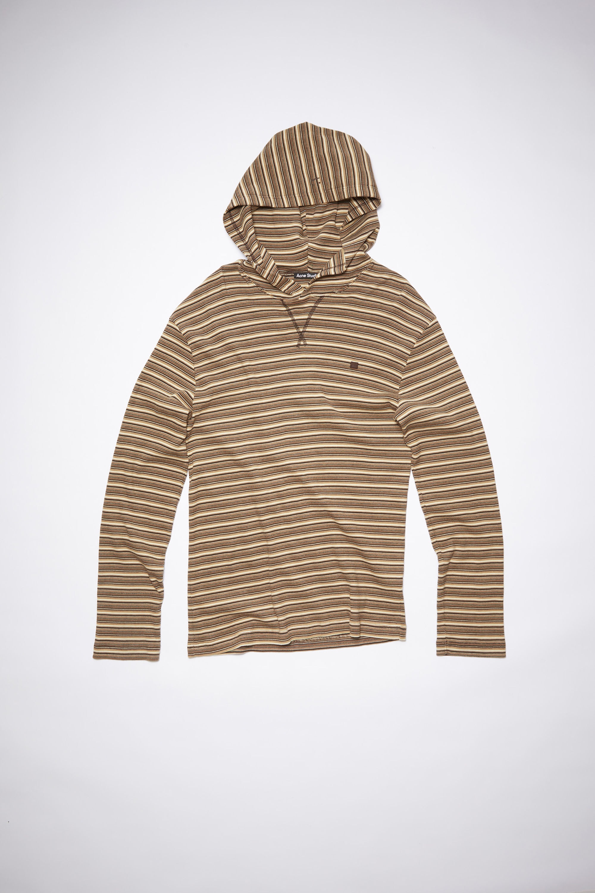 Hooded long sleeve shirt - Cacao Brown Multi - 5