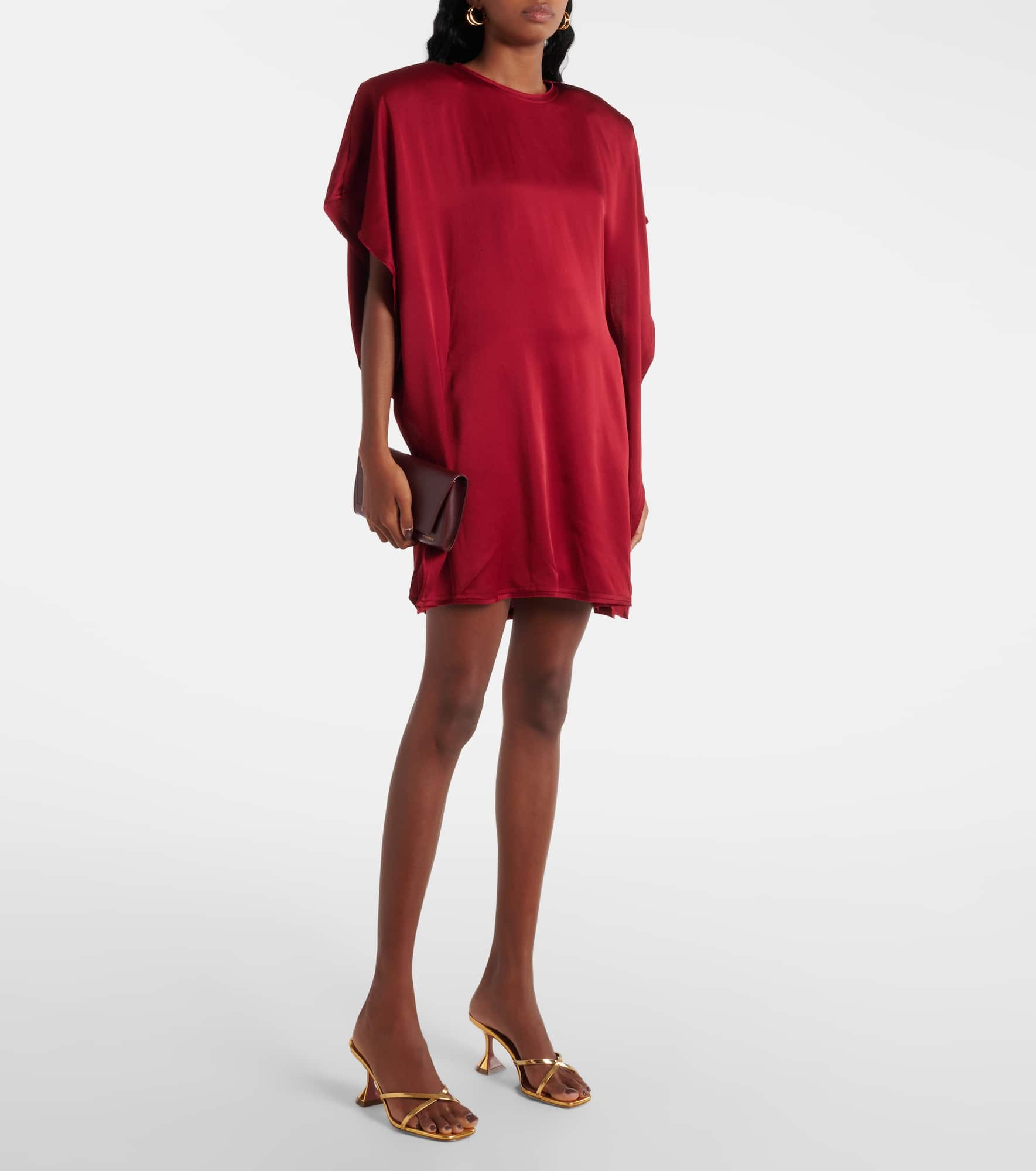 Draped jersey minidress - 2