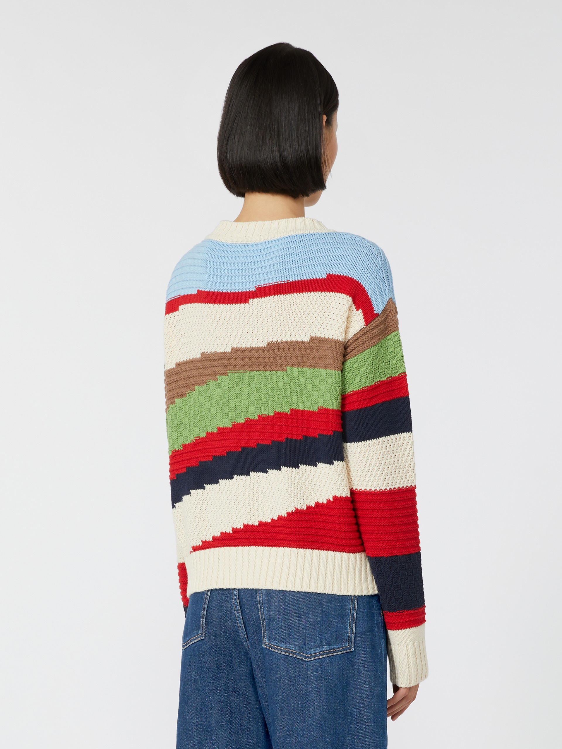 POLO Inlaid cotton sweater - 4
