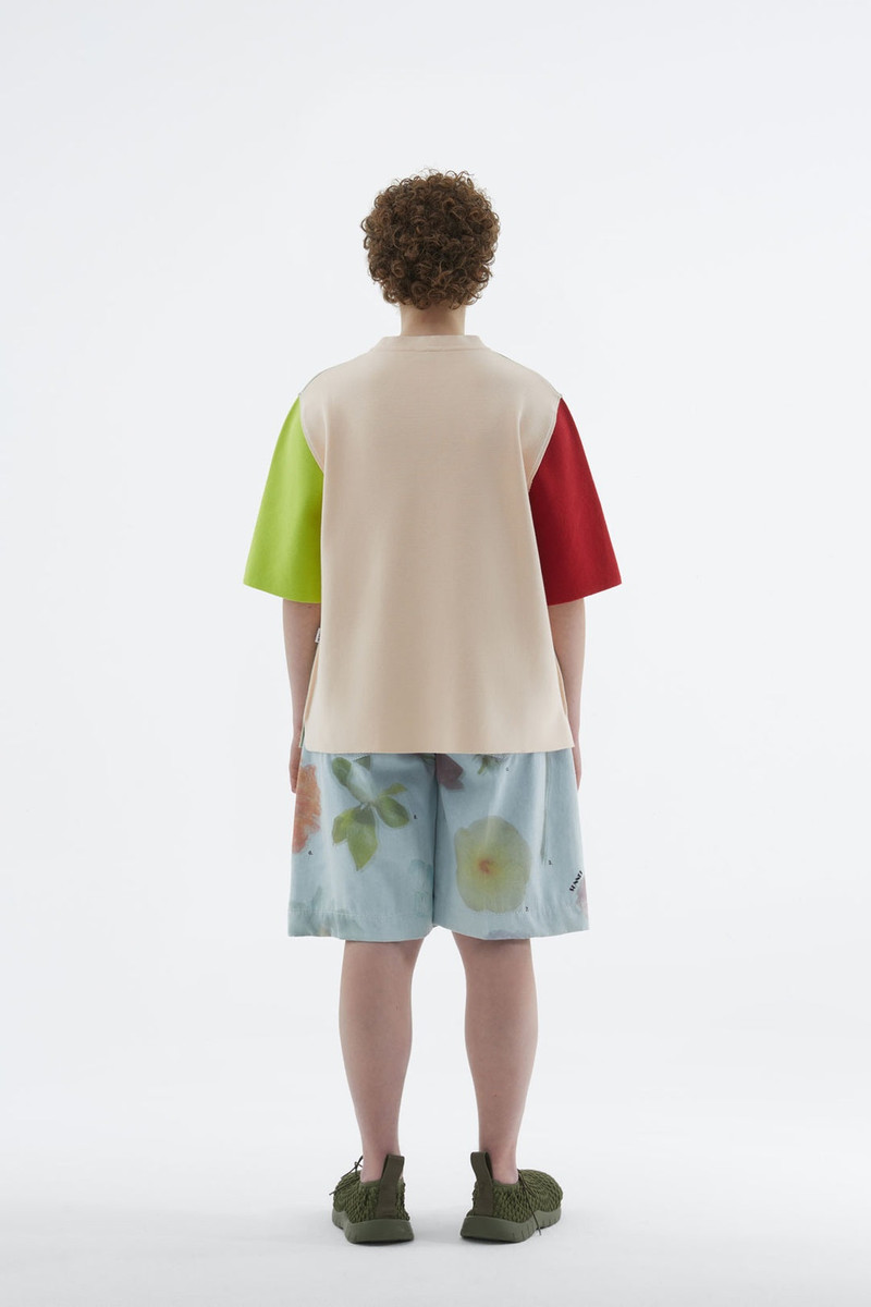 COLOR BLOCK KNIT T-SHIRT 3