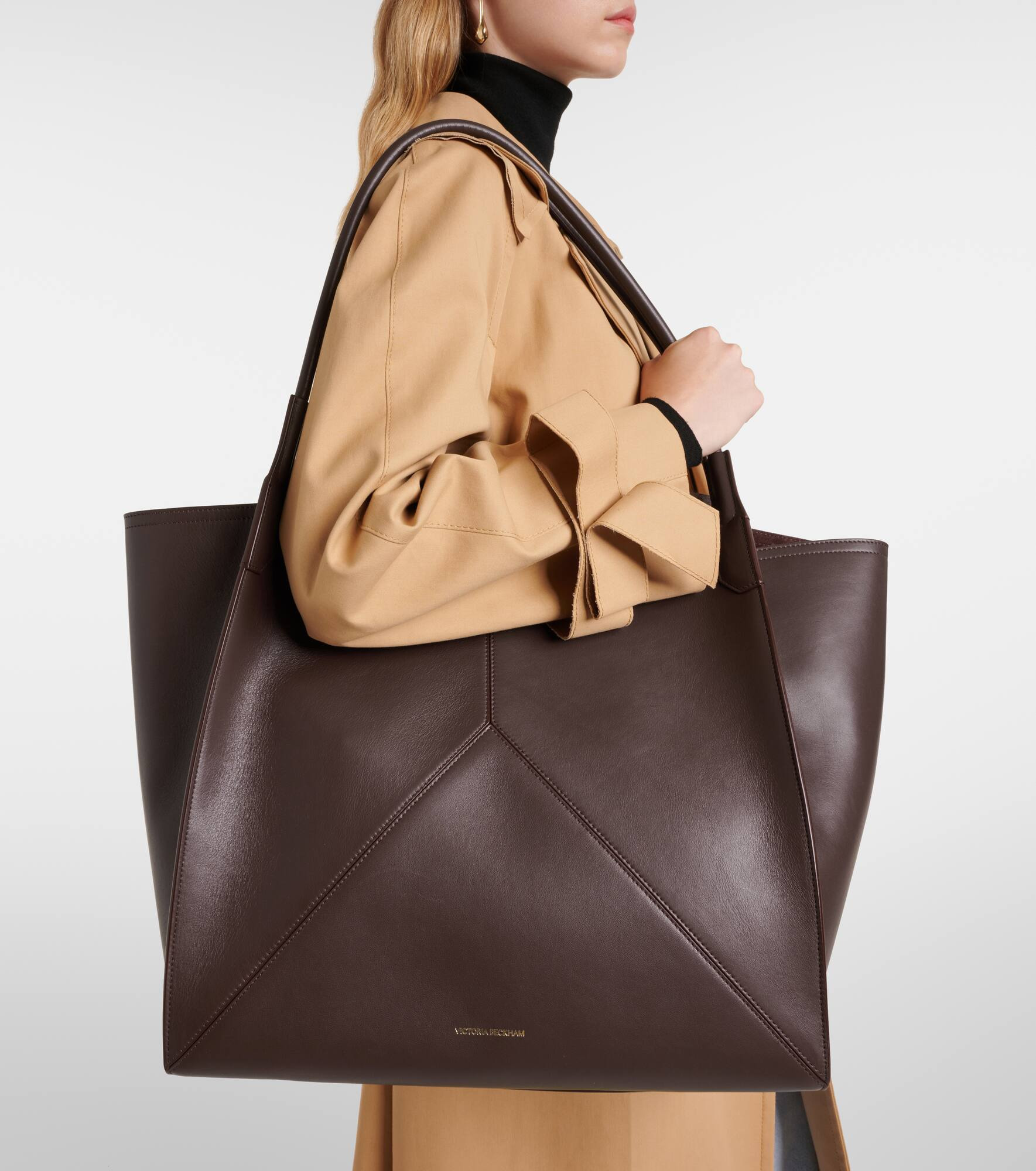 Victoria Large leather tote bag - 2