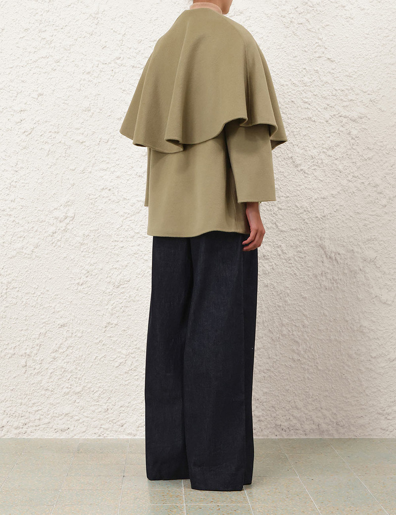 REBELLION TIE NECK CAPE 4
